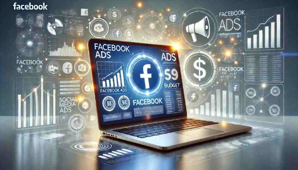 Facebook advertising cost breakdown guide showing CPC, CPM, and CPA rates for 2024 with budgeting strategies